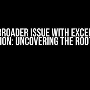 The Broader Issue with Exception Execution: Uncovering the Root Cause