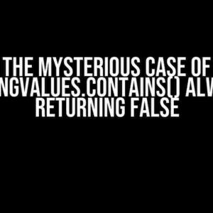 The Mysterious Case of StringValues.Contains() Always Returning False